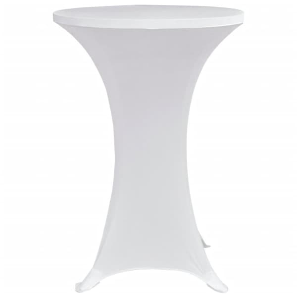 Överdrag till ståbord Ø70 cm vit stretch 4 st - Bordsöverdrag - Bordsduk - Home & Living