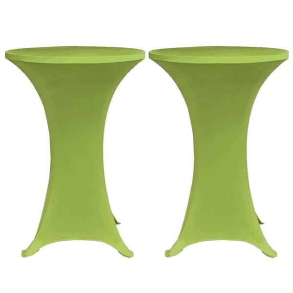 Bordovertræk i stretch 4 stk. 70 cm grøn - Bordovertræk - Borddug - Home & Living