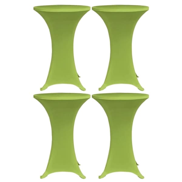 Bordovertræk i stretch 4 stk. 70 cm grøn - Bordovertræk - Borddug - Home & Living