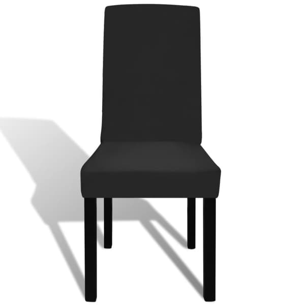 Stolsöverdrag rak modell stretch 6 st svart - Stolsöverdrag - Stolöverdrag - Home & Living