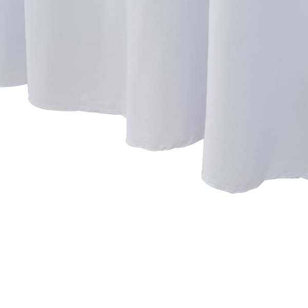 Venyvät pöytäliinat 2 kpl helmalla 243 x 76 x 74 cm valkoinen - Pöydänsuoja - Pöydänsuojat - Home & Living