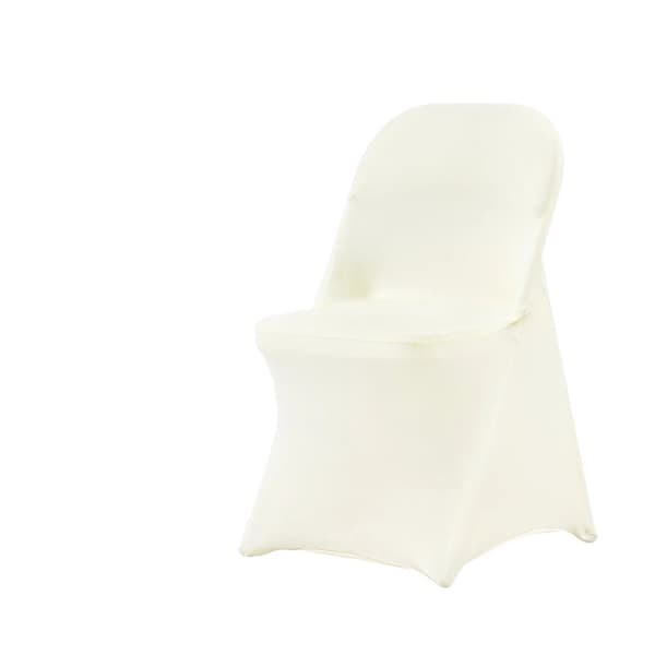 Ivory Joustava Spandex Tuolisuojat, Irrotettavat ja Pestävät, Sopivat Tuoleille jopa 22x18x37 tuumaa,30 kpl lyhyt 30pcs Short