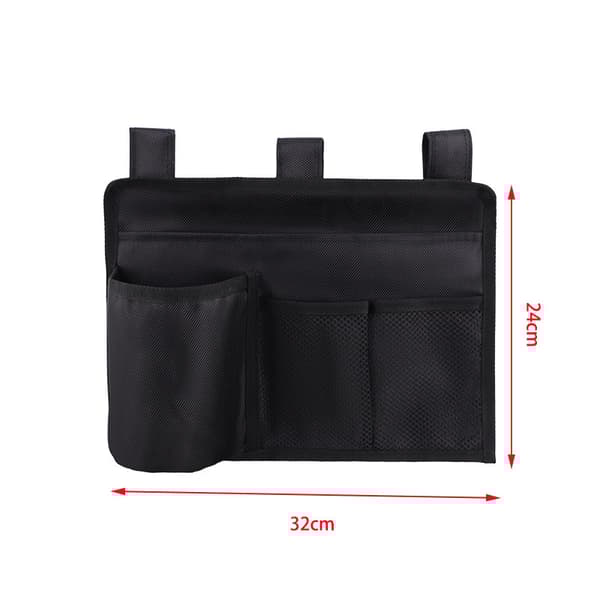 INF Oxford Cloth Chair Armrest Organizer, Multifunksjonell Sidehengende Oppbevaringsveske