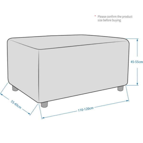 INF Sofa Fodskammel Cover, Taburet Cover Støvbeskyttelses Cover 0