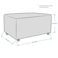 Miniatyrbillede 3 af 8: INF Sofa Fodskammel Cover, Taburet Cover Støvbeskyttelses Cover 0