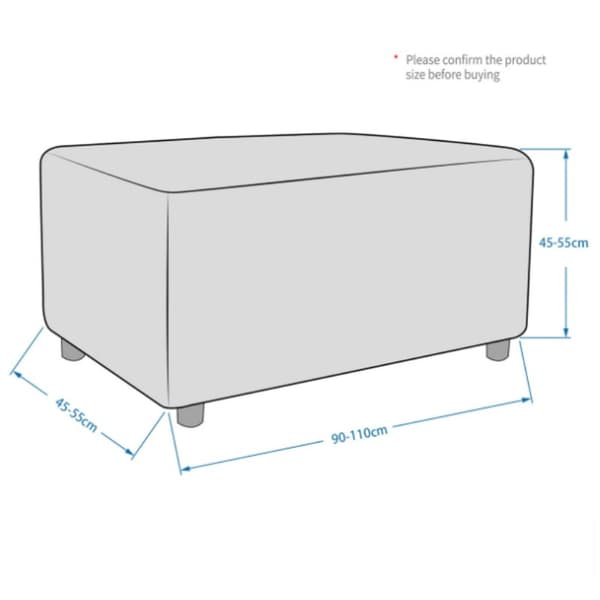 INF Sofa Fodskammel Cover, Taburet Cover Støvbeskyttelses Cover 0