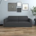 Miniatyrbild 1 av 2: Sofföverdrag 2-sits med stretch antracit polyesterjersey