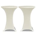 Miniatyrbild 2 av 2: Duk till ståbord Ø70 Stretch Creme 2-pack