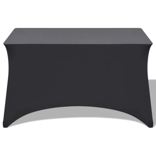 Bordsöverdrag stretch 2 st antracit 120x60,5x74 cm