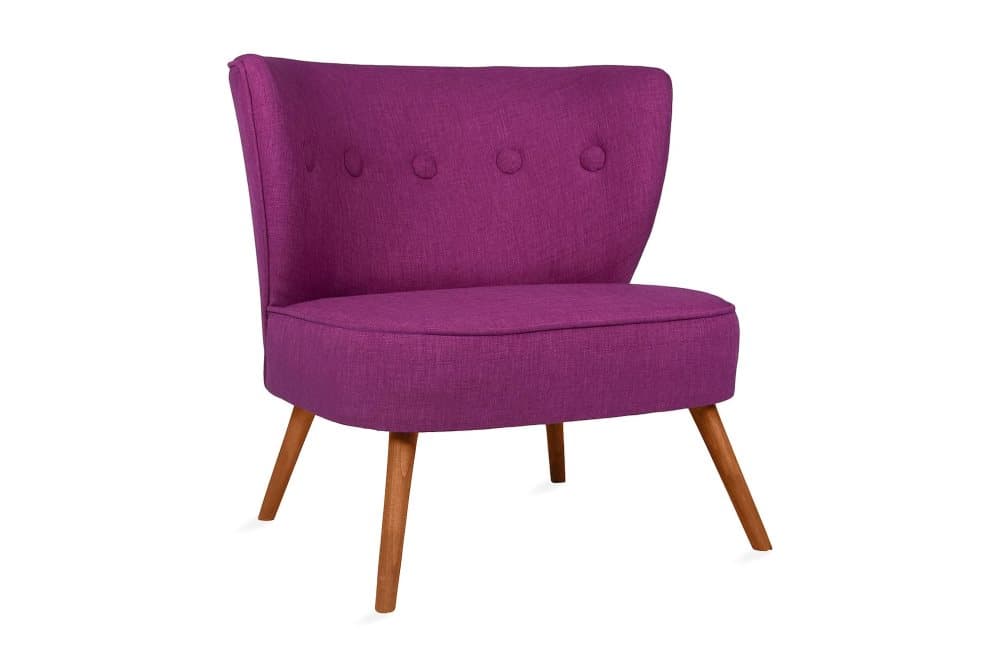 CLEFT Fåtölj med Armstöd Lila
