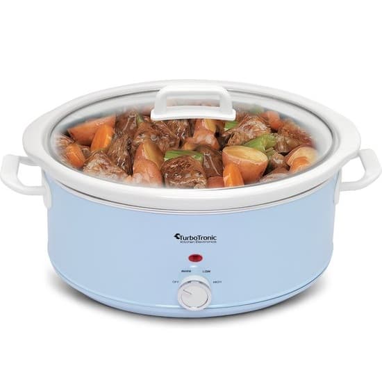 TurboTronic SC6P Slowcooker - 6,5 liter - Blå