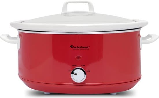 TurboTronic SC6P Slow cooker - 6,5 liter - Rød