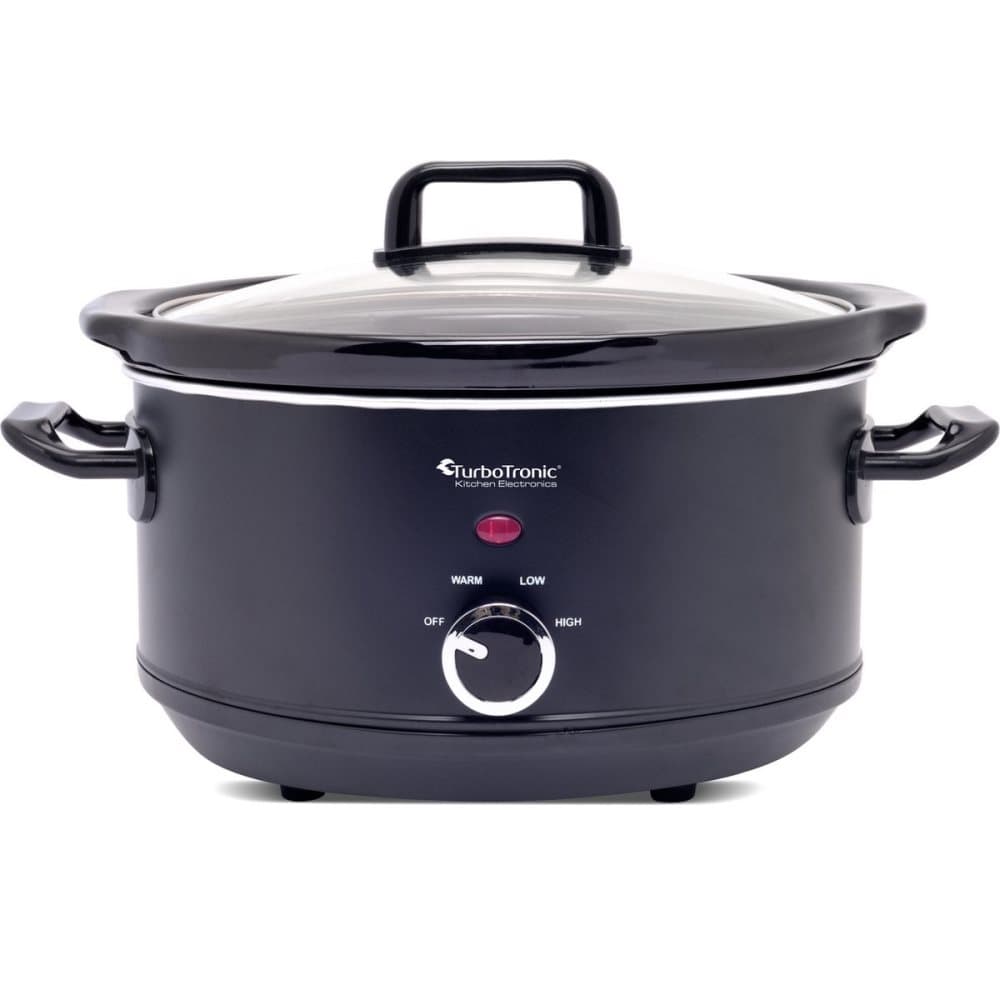 TurboTronic SC3P Slow Cooker - Steamer - 3.5 Liter - Svart