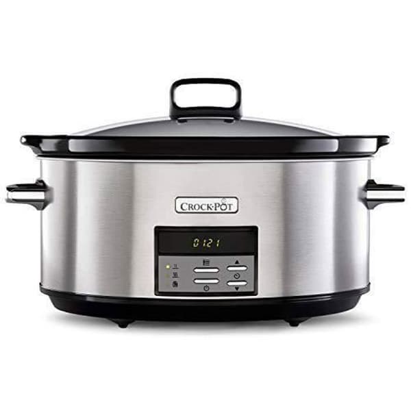 Digital slow cooker - CROCK-POT - 7,5 l - Ugnskompatibel - Rostfritt stål - Diskmaskin