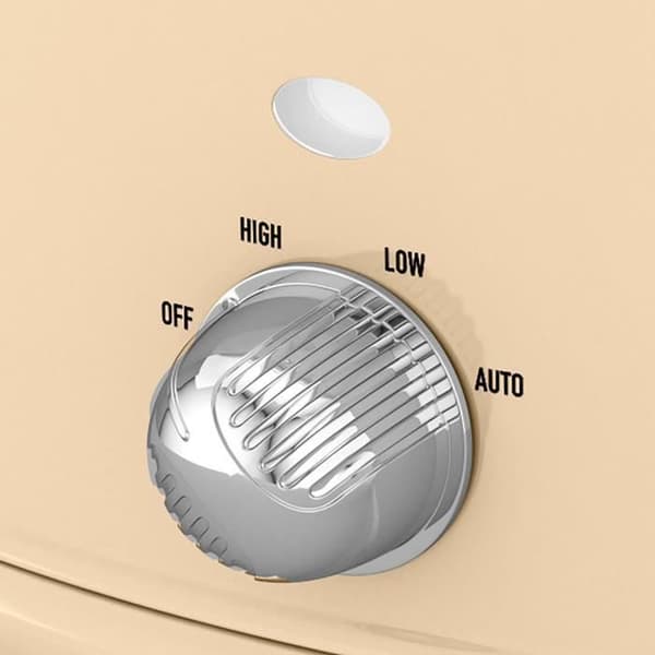 Retro Slow Cooker 6,5 L löstagbar keramisk panna, VintageSWANSF17031CN 320W Cream 31829