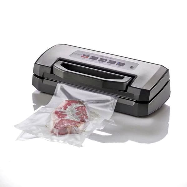 Sous-vide spis - Caso lågtemperaturspis - HU-XI-41 - VRH 490 avancerad - Vakuumiergerät Silber/Schwarz
