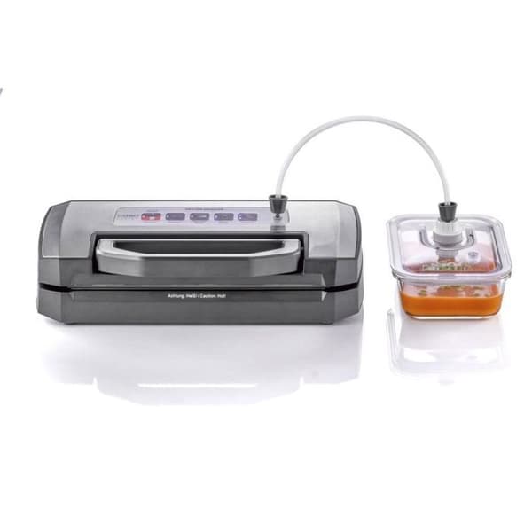 Sous-vide spis - Caso lågtemperaturspis - HU-XI-41 - VRH 490 avancerad - Vakuumiergerät Silber/Schwarz