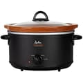 Miniatyrbild 1 av 2: JATA JEOL2135 Slow cooker med 3,5 liters kapacitet, avtagbar keramikskål i terrakotta och tål disk- och diskmaskin