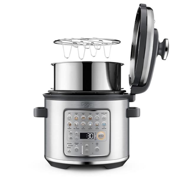 Sage the Fast Slow GO 6 L Ruostumaton teräs 1100 W