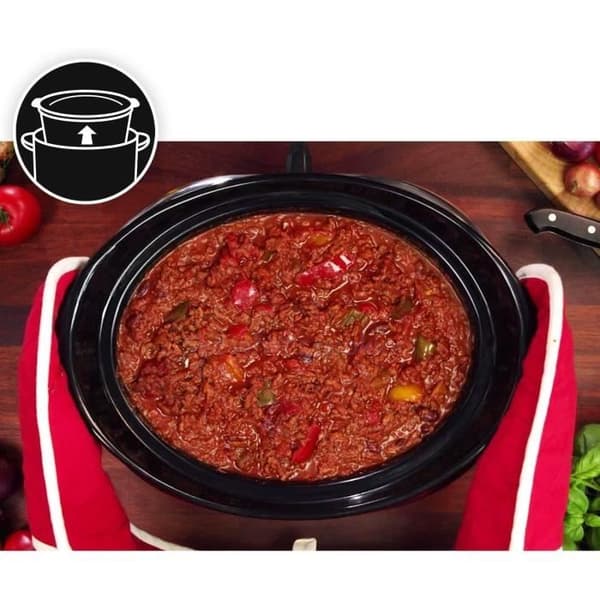 Programmerbar elektrisk slowcooker CROCK-POT SCCPBPP605050 - 5,7L - Digital timer - Rostfritt stål