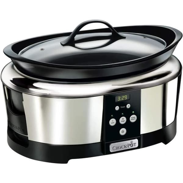 Programmerbar elektrisk slowcooker CROCK-POT SCCPBPP605050 - 5,7L - Digital timer - Rostfritt stål