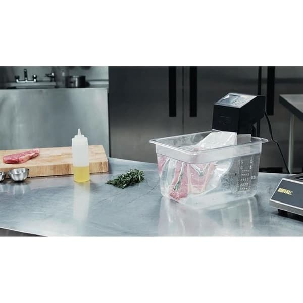 Bärbar sous vide matlagning elpatron 1500W - Buffalo - Svart