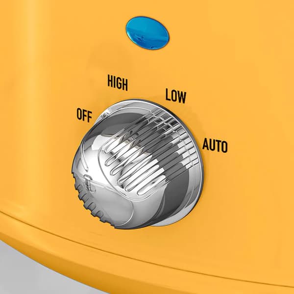Retro Slow Cooker 3,5L löstagbar keramisk panna, vintage SWAN SF17021YELNEU 200W Gul 53654