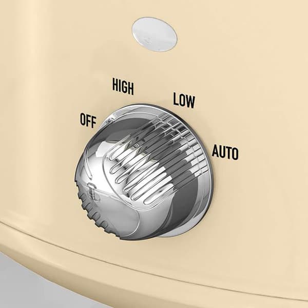 Retro Slow Cooker 3,5L löstagbar keramisk panna, vintage SWAN SF17021CNEU 200W Cream 55221