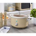 Miniatyrbild 2 av 6: Retro Slow Cooker 3,5L löstagbar keramisk panna, vintage SWAN SF17021CNEU 200W Cream 55221