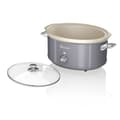 Miniatyrbild 3 av 6: Retro Slow Cooker 6,5L avtagbar keramisk panna, vintage SWAN SF17031GRNEU 320W Grå 53708