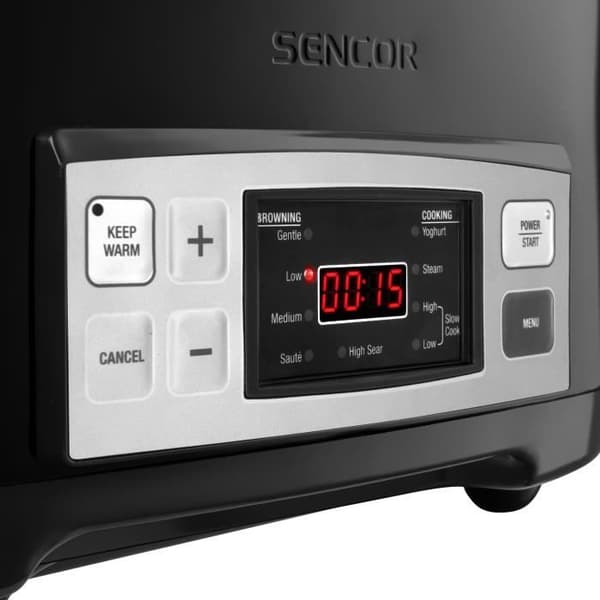 Slow cooker - SENCOR - SPR-5508BK - 1350 W - 6 L - Svart
