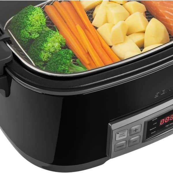 Slow cooker - SENCOR - SPR-5508BK - 1350 W - 6 L - Svart