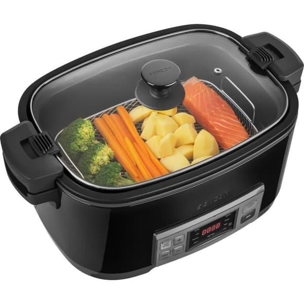 Slow cooker - SENCOR - SPR-5508BK - 1350 W - 6 L - Svart