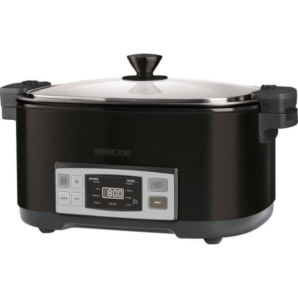 Slow cooker - SENCOR - SPR-5508BK - 1350 W - 6 L - Svart