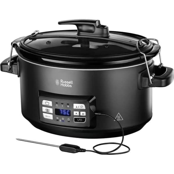 RUSSELL HOBBS Slowcooker - 25630-56 - 6,5L kapacitet - 3 madlavningsprogrammer - Temperaturføler - 350W