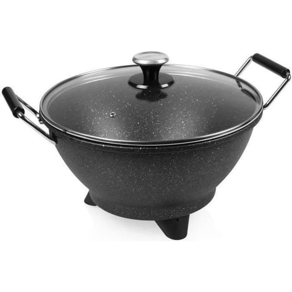 Princess Stir-Fry elektrisk wok - PRINCESS - Svart - 1400 W - 7 Liter - Justerbar termostat upp till 250°C