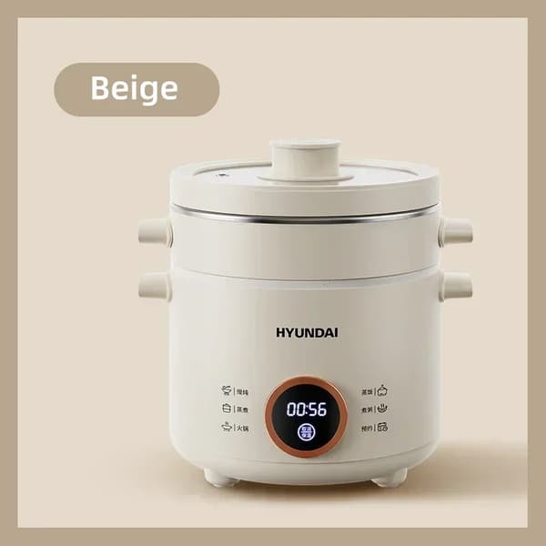 Riisihaudutin, 2,0 L kapasiteetti, keraaminen astia, 700 W teho,BEIGE, EU