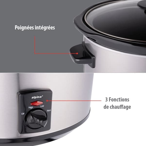 alpina Mijoteuse 3,5L - Inox