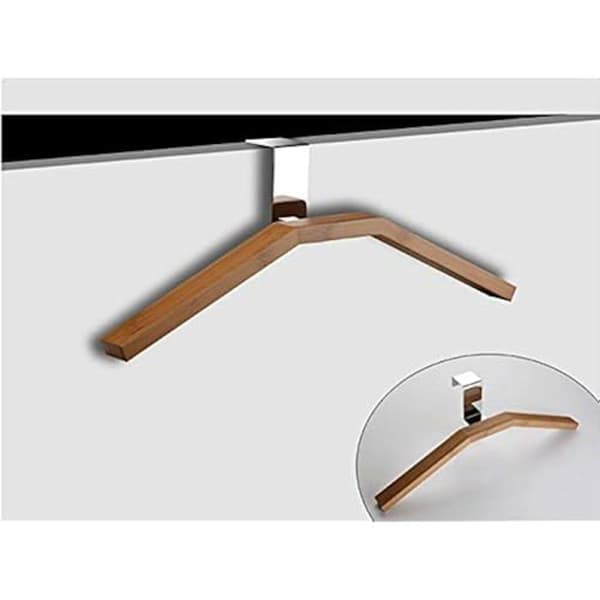 Percha i Madera Carbon - VERSA - Svart