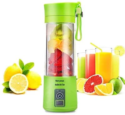 Trådlös USB blender - perfekt för smooties eller proteinshake - grön