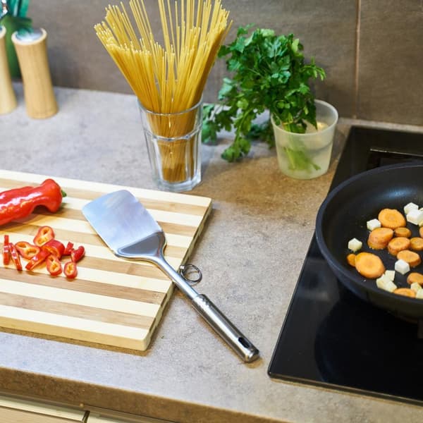 SPATULA INOX 32.5 X 8CM