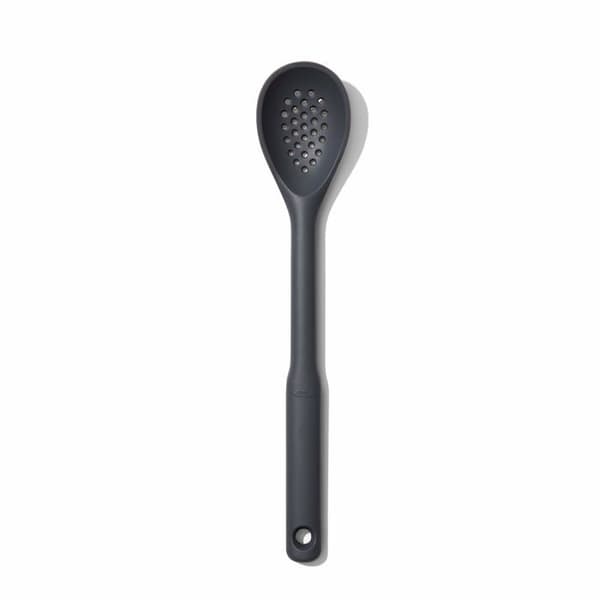 Oxo - 11281600 - Good Grips Skimmer - Silikonsked för köket - One Size, 34 cm - Kolgrå