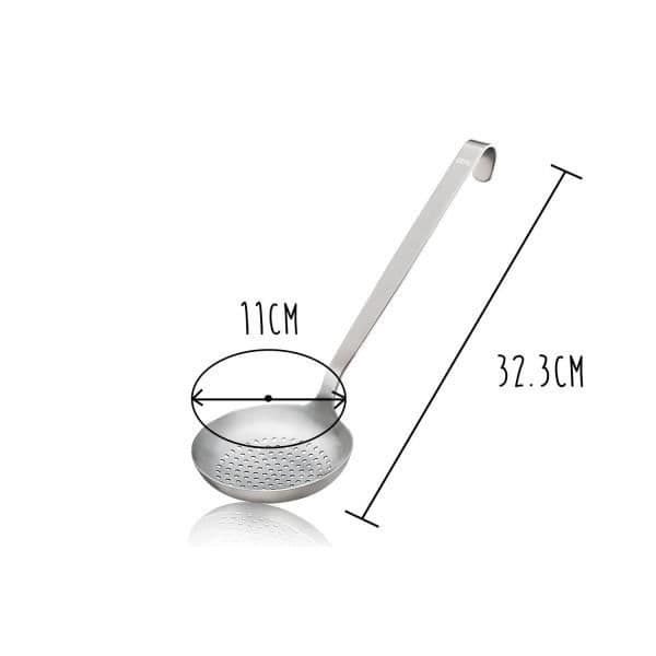 Skimmer - GEFU - Baseline - Rostfritt stål - 11 cm - Tål maskindisk