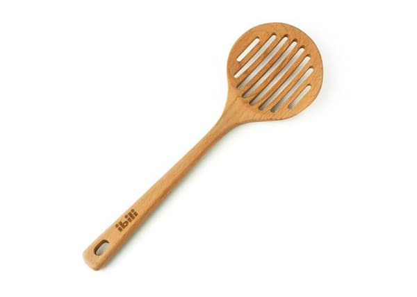 Ecumoire Ibili - 689400 - Ekedspade i trä 34 cm - Bokträ med oljebeläggning