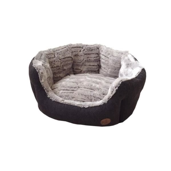 Nobby Cacho Comfort Oval Hundsäng Brun 65 x 57 x 22 cm - 60518