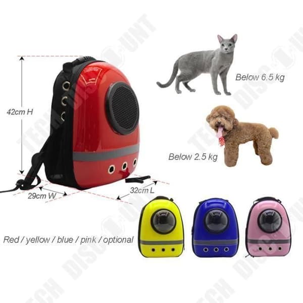 TD® Pet Astronaut Pet Bärväska Valp Katt Rymd Astronaut Utseende Resväska
