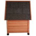 Miniatyrbild 4 av 4: @Pet Maison för utomhuskatt XL 68,5x54x51,5 cm brun trä, gnagarhus, kattlåda i trä, hus för 446807