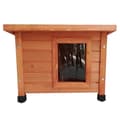 Miniatyrbild 1 av 4: @Pet Maison för utomhuskatt XL 68,5x54x51,5 cm brun trä, gnagarhus, kattlåda i trä, hus för 446807