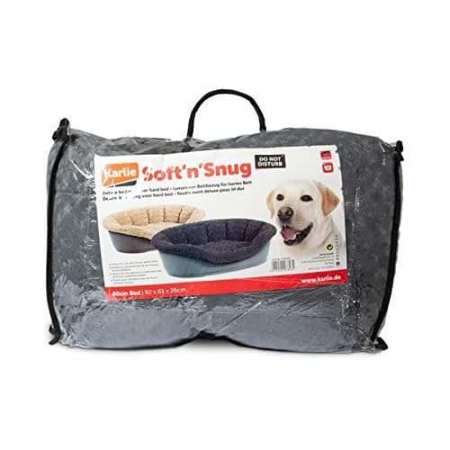 FLAMINGO Pet Bed Cudly Dog Cover Grå 80/90 cm - 514572