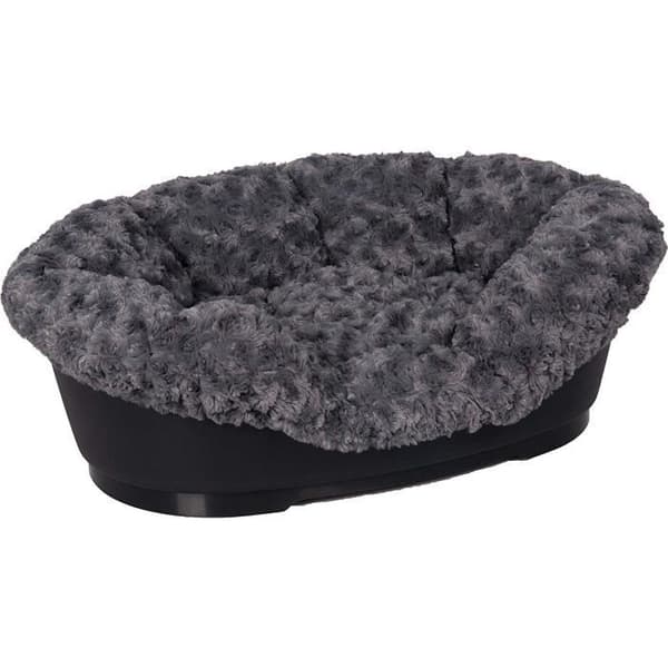 FLAMINGO Pet Bed Cudly Dog Cover Grå 80/90 cm - 514572
